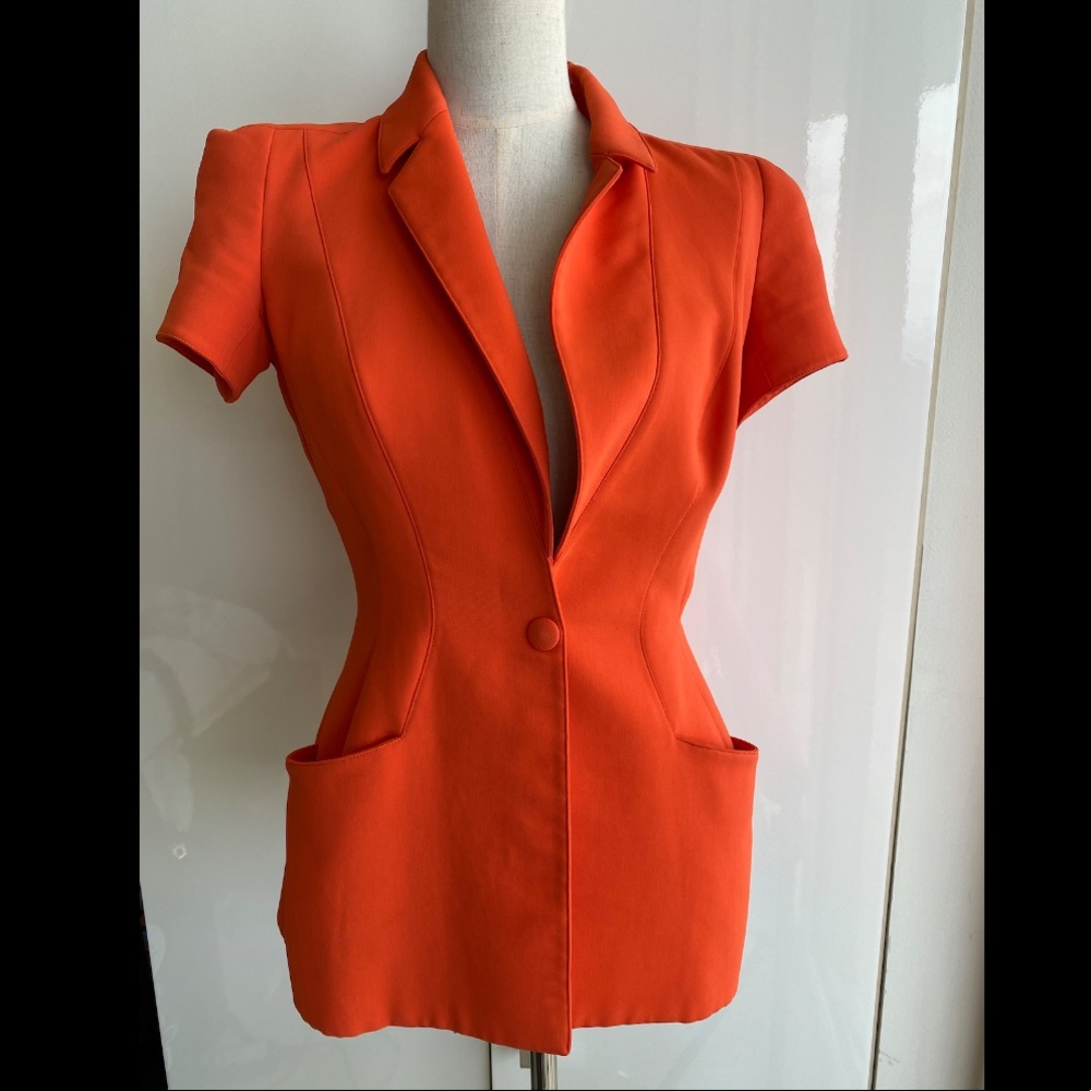 Thierry Mugler orange jacket vintage❤️ - Picture 2 of 16